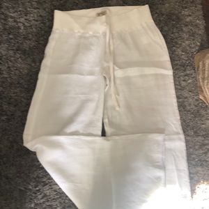 Lucky Wide legged Linen Pants